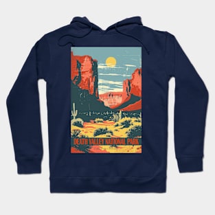 Death Valley National Park Vintage Travel  Poster Hoodie